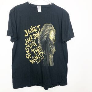 Janet Jackson State of the World Tour 2017 Graphic T-shirt L